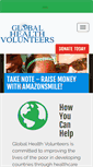 Mobile Screenshot of globalhealthvolunteers.net